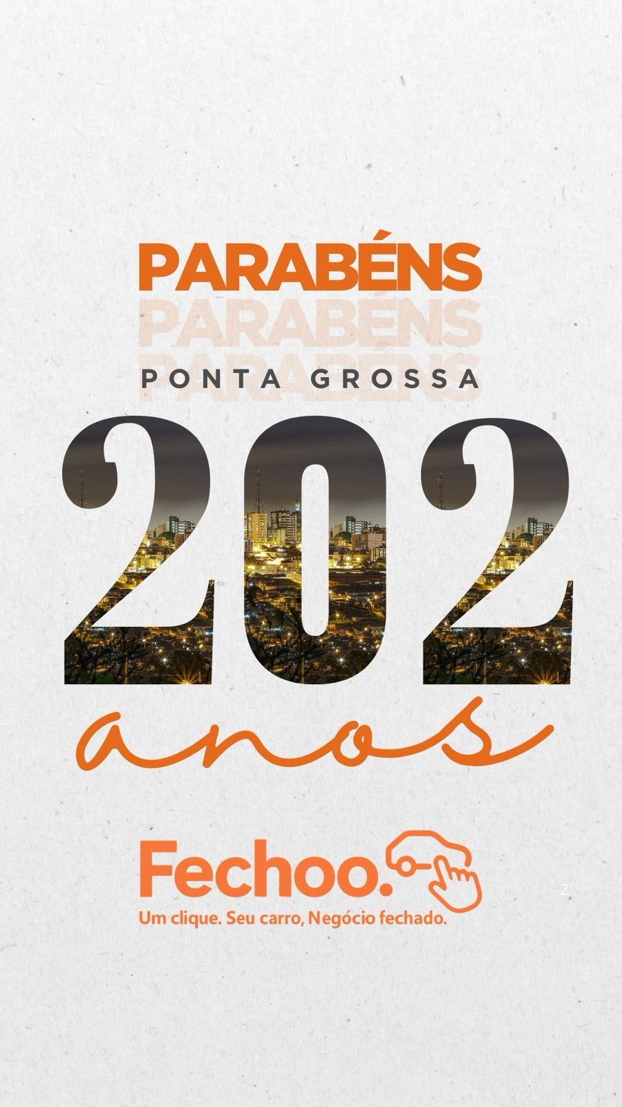 Ponta Grossa 202 anos